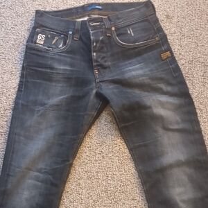 G-Star Men's Dark Gray Slim Jeans